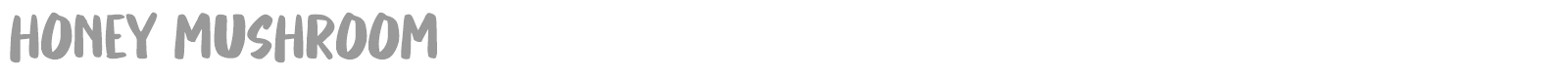 Honey Mushroom font preview